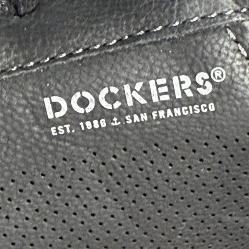 Dockers Mens 90-92005 Black Grey Low Top Casual Sneakers‎ Size 11.5M DK226968